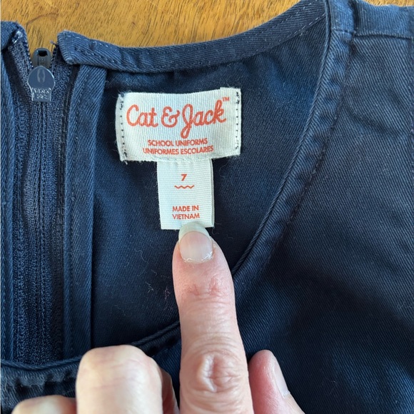 School Uniform Dress - Navy Blue - Picture 3 of 3